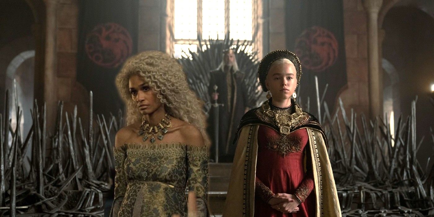 Laena fez photoshop na cerimônia de herdeiro de Rhaenyra em House of the Dragon