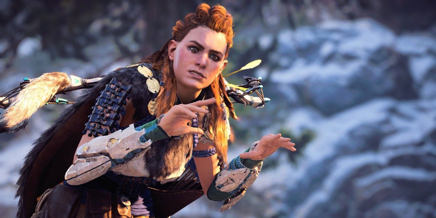 Aloy from Horizon Forbidden West looking gross out about PlayStation's remaster problem.