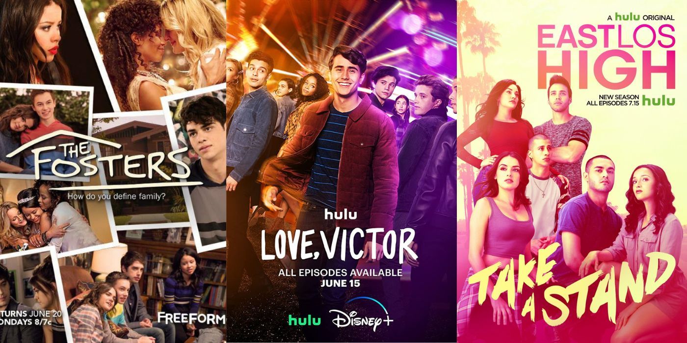 Split Image: The Fosters, Love, Victor, and East Los High promo posters