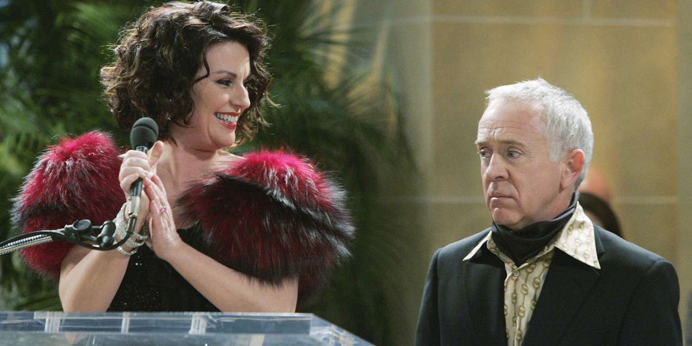 Leslie Jordan and Megan Mullaly in Will and Grace
