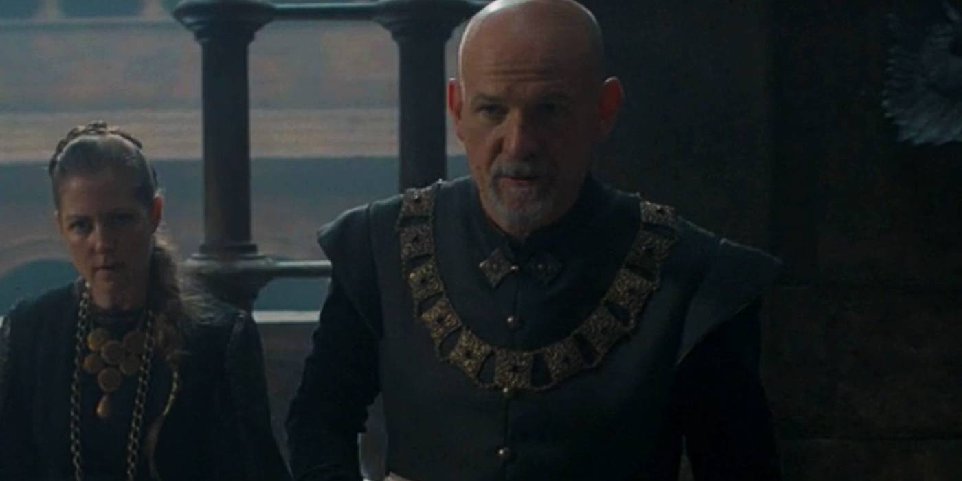Detalhes que certamente você não percebeu em A Casa do Dragão 3 Lord Caswell em A Casa do Dragão (Reprodução / HBO)