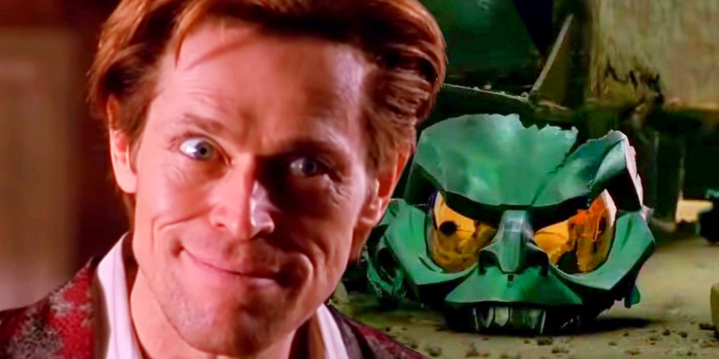 Norman Osborn and a broken Green Goblin mask. 