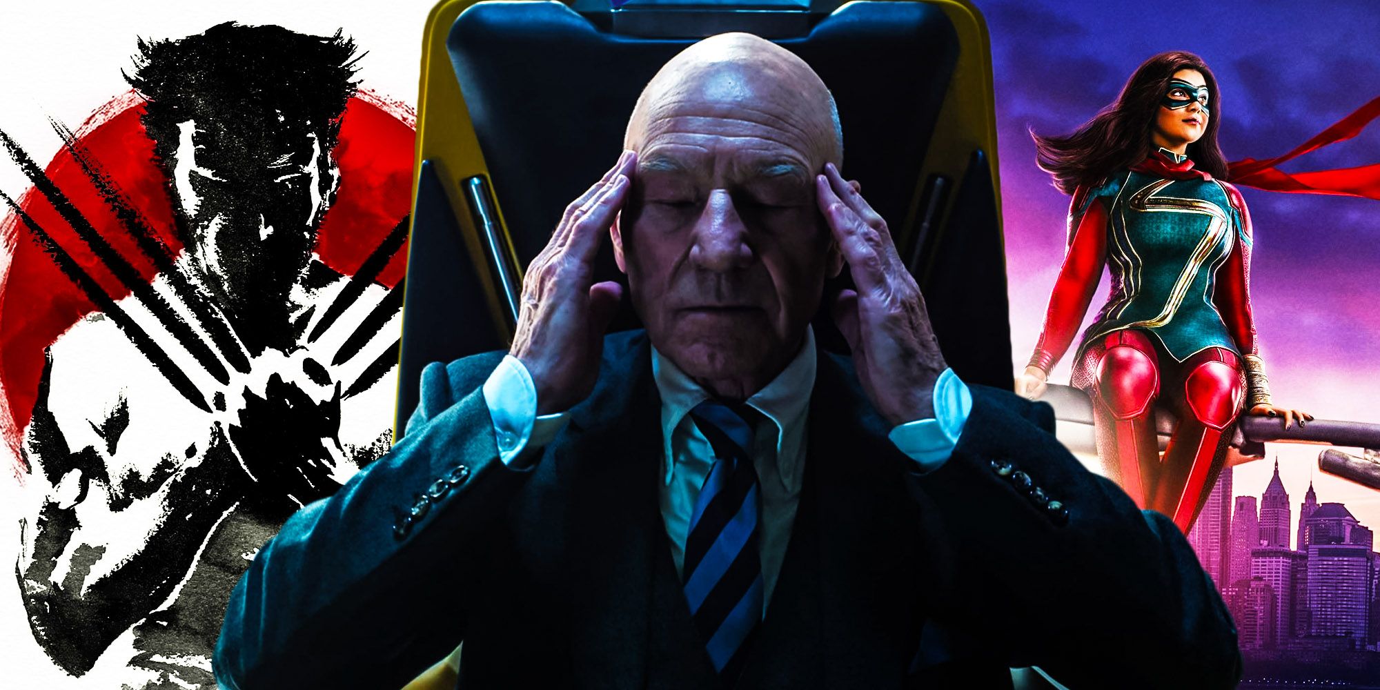 MCU Mutants Wolverine professor X Ms Marvel