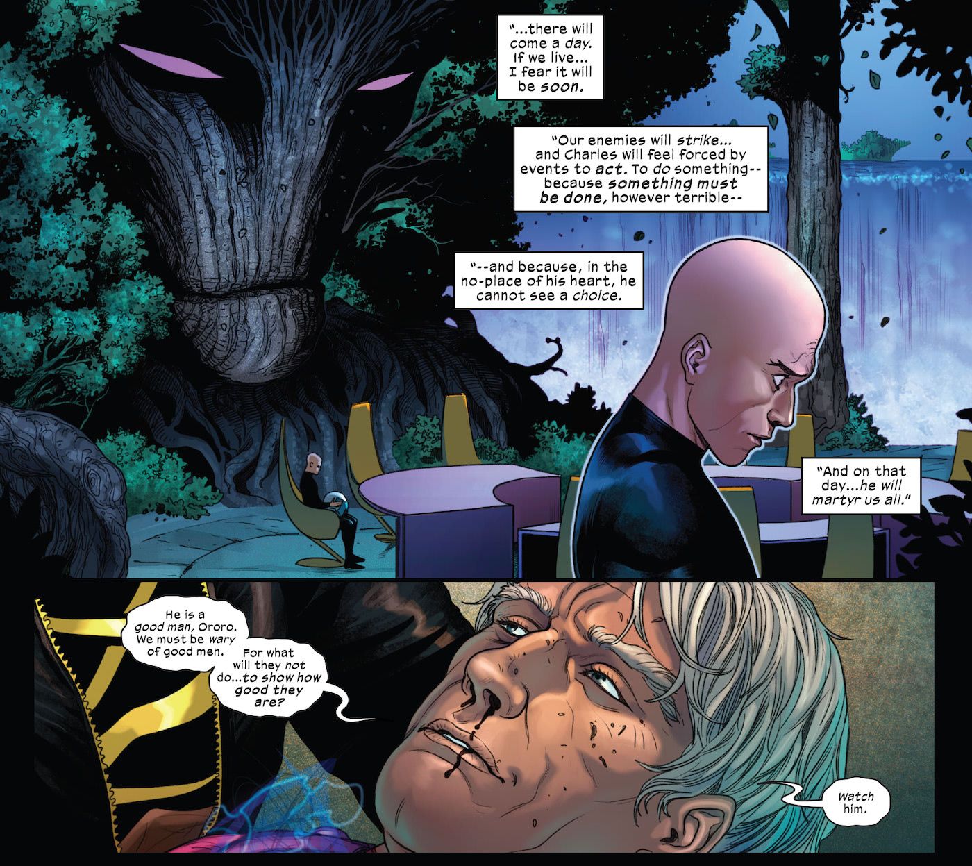 Magneto Asks Storm to Take His Place