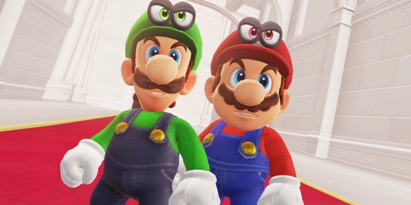 Mario and Luigi in Super Mario Odyssey