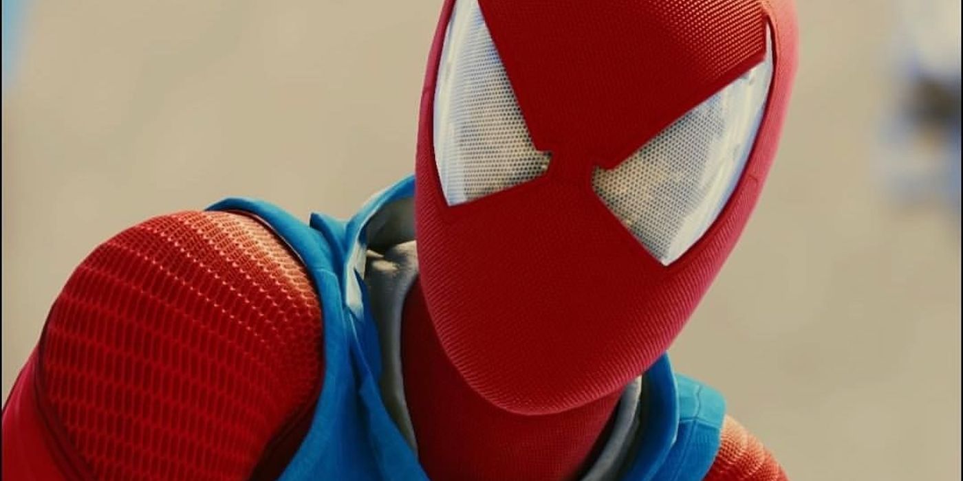 Marvels Spider-Man Scarlet Spider Suit Peter Parker Ben Reilly Blond Hair