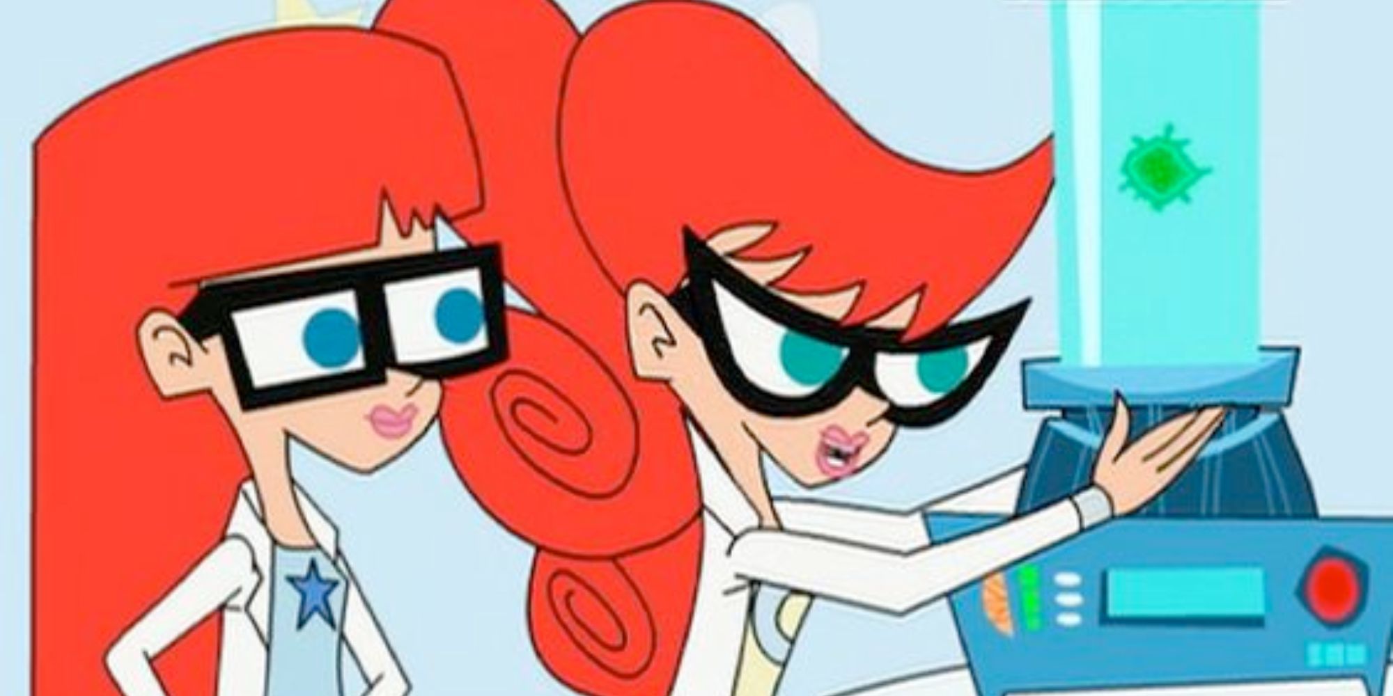 Mary and Susan Test in their laboratory