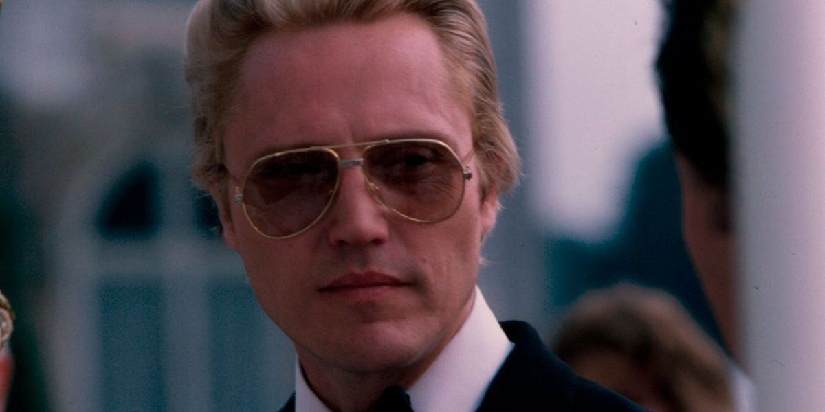 Max Zorin wearing a tux and sunglasses in A View to a Kill