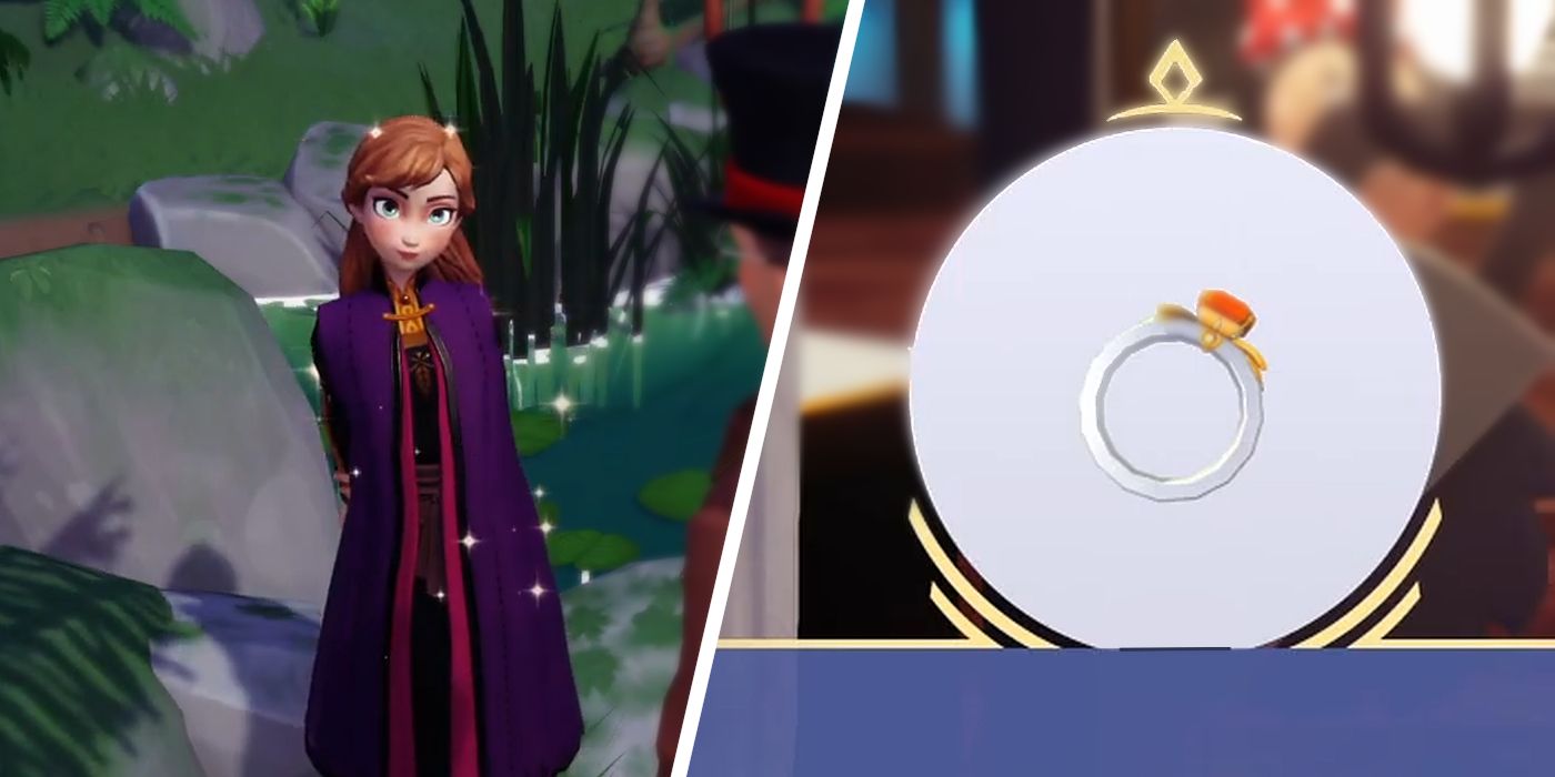 Meeting with Anna during The Enchanted Ring in Disney Dreamlight Valley