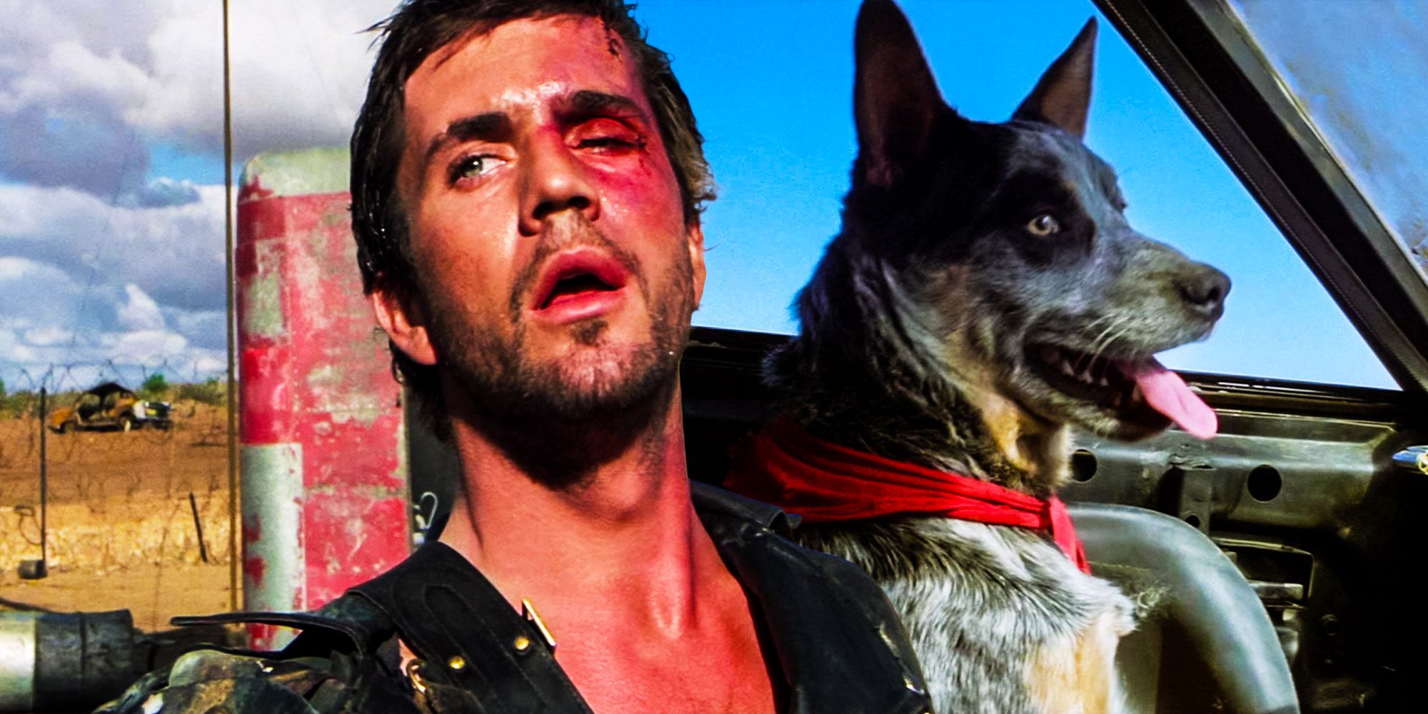 Mel Gibson Mad max road warrior dog