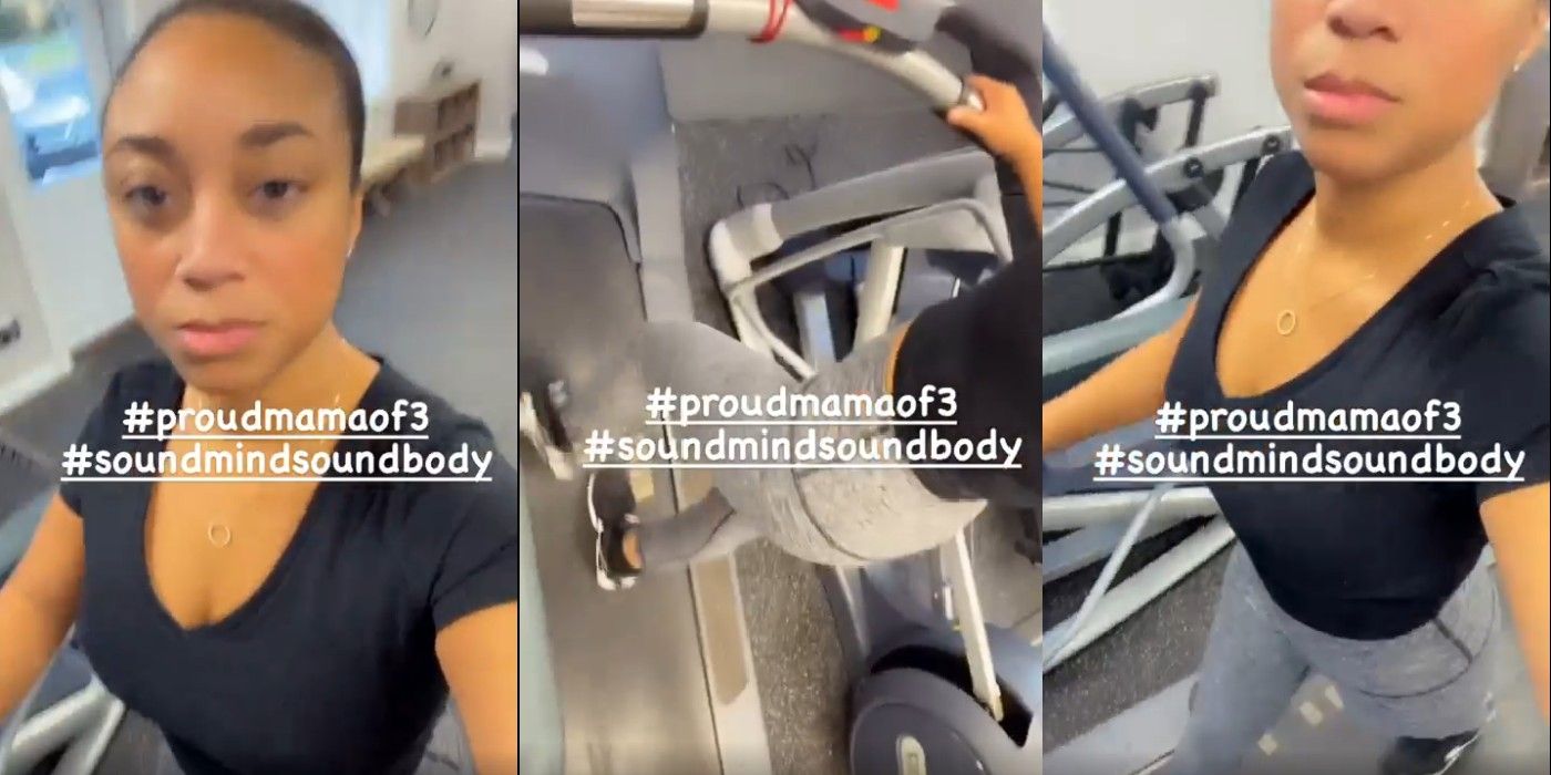 A estrela de 90 Dias para Casar, Memphis Smith, dá uma atualização de fitness no Instagram