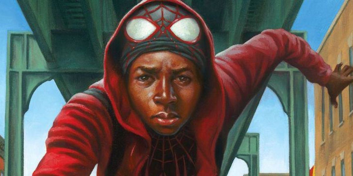 Miles springs into action on the cover of Miles Morales: Spider-Man