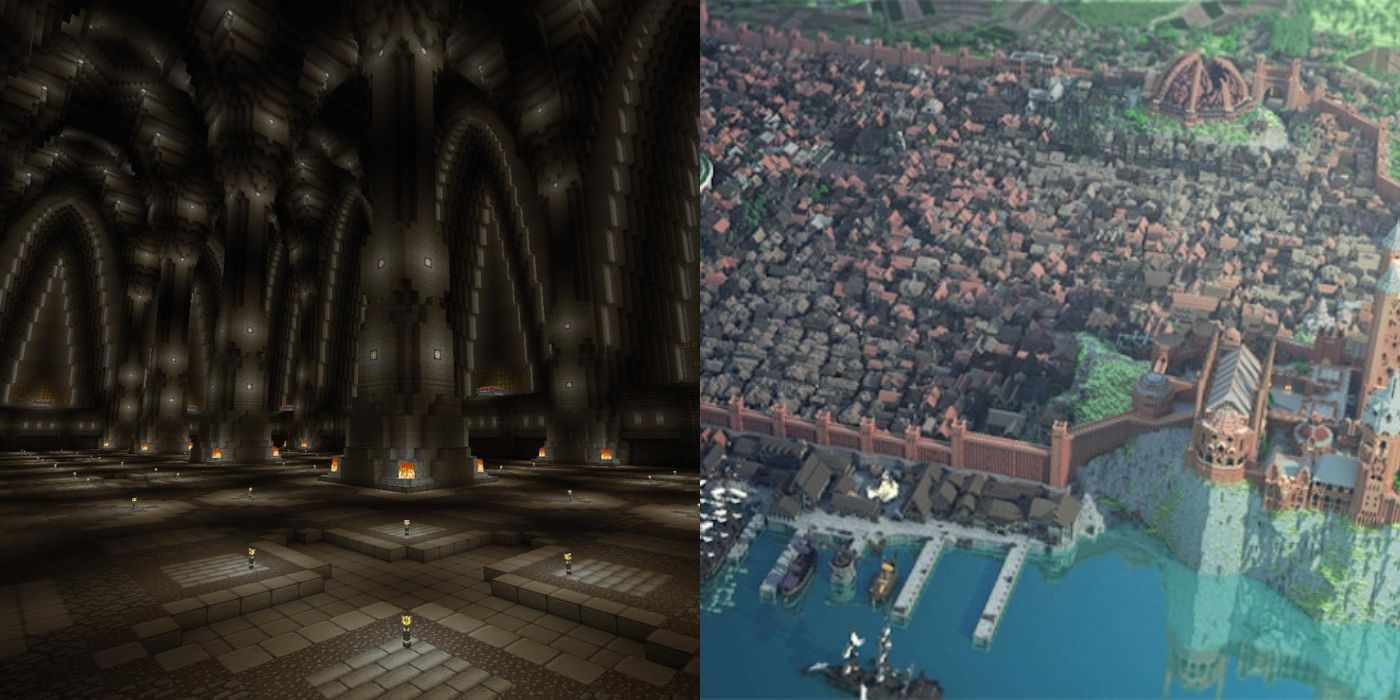 Minecraft Player Recreates Part of Minas Tirith from Lord of the Rings