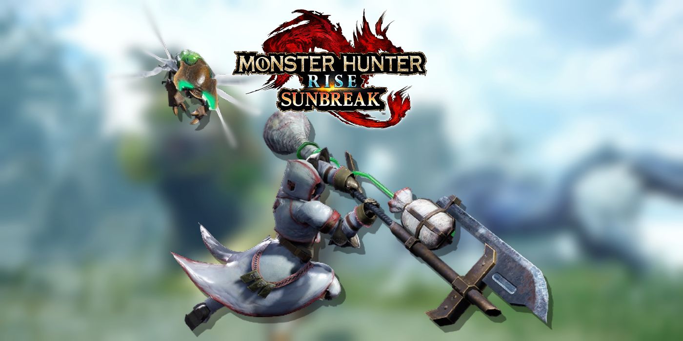 Monster Hunter Rise Sunbreak Insect Glaive Player Posing