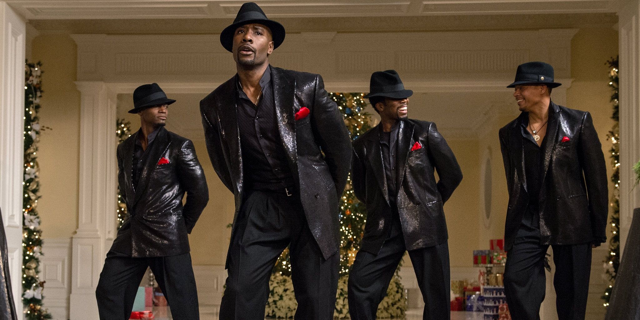 Morris Chestnut dancing with his friends in The Best Man Holiday 
