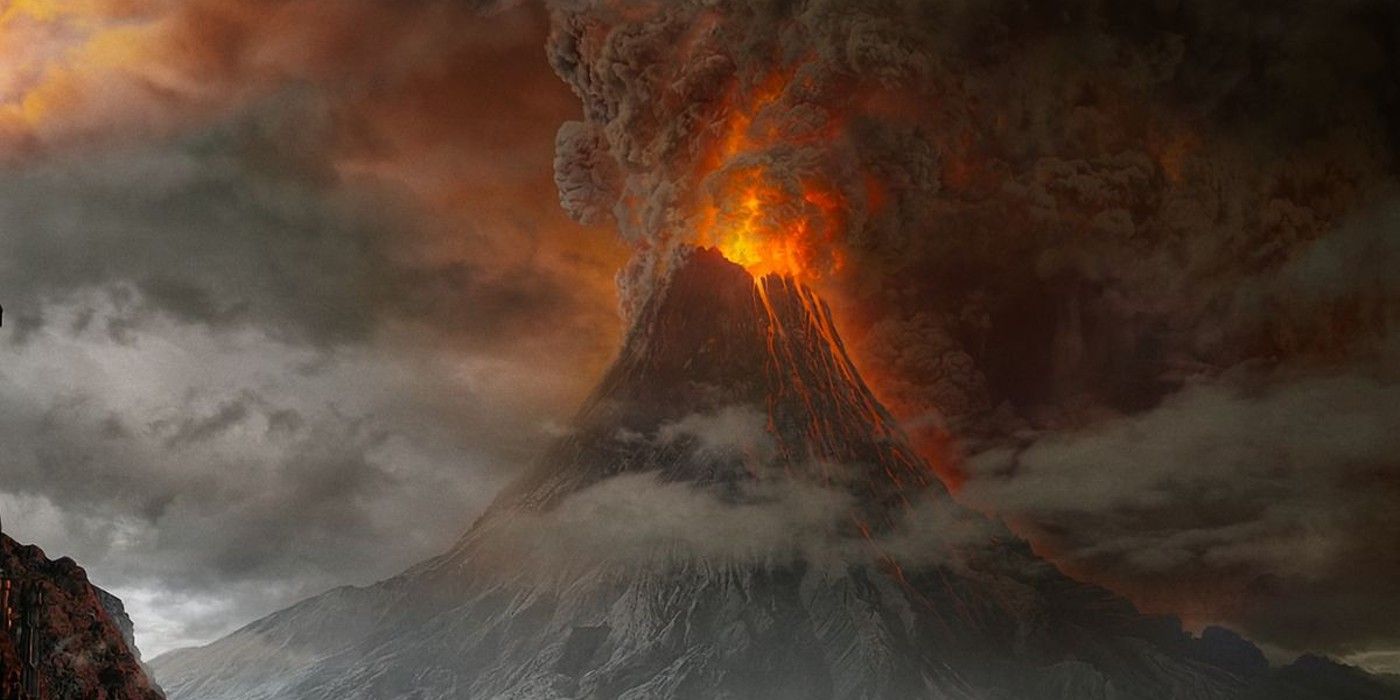 Mount Doom in Rings of Power