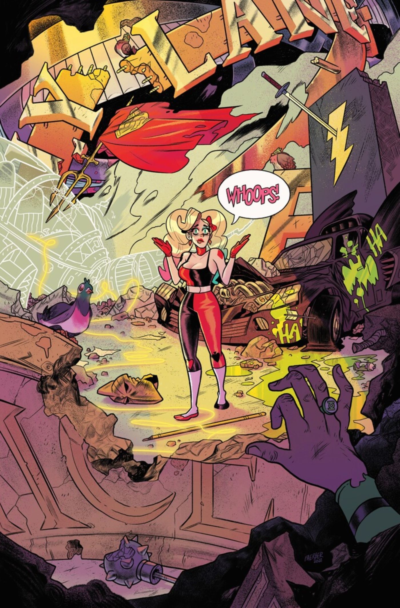 Multiversity Harley Quinn Screws Up the DCU Cover DC Comics
