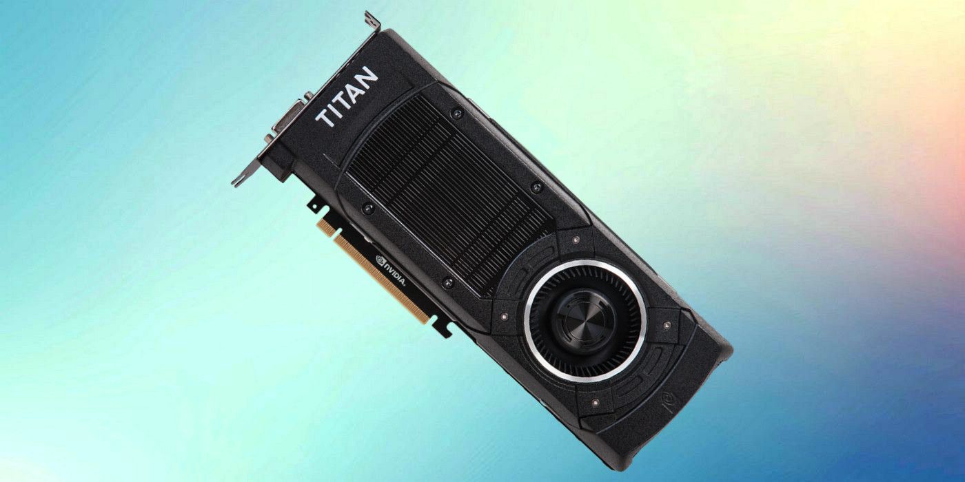 NVIDIA Titan on custom background