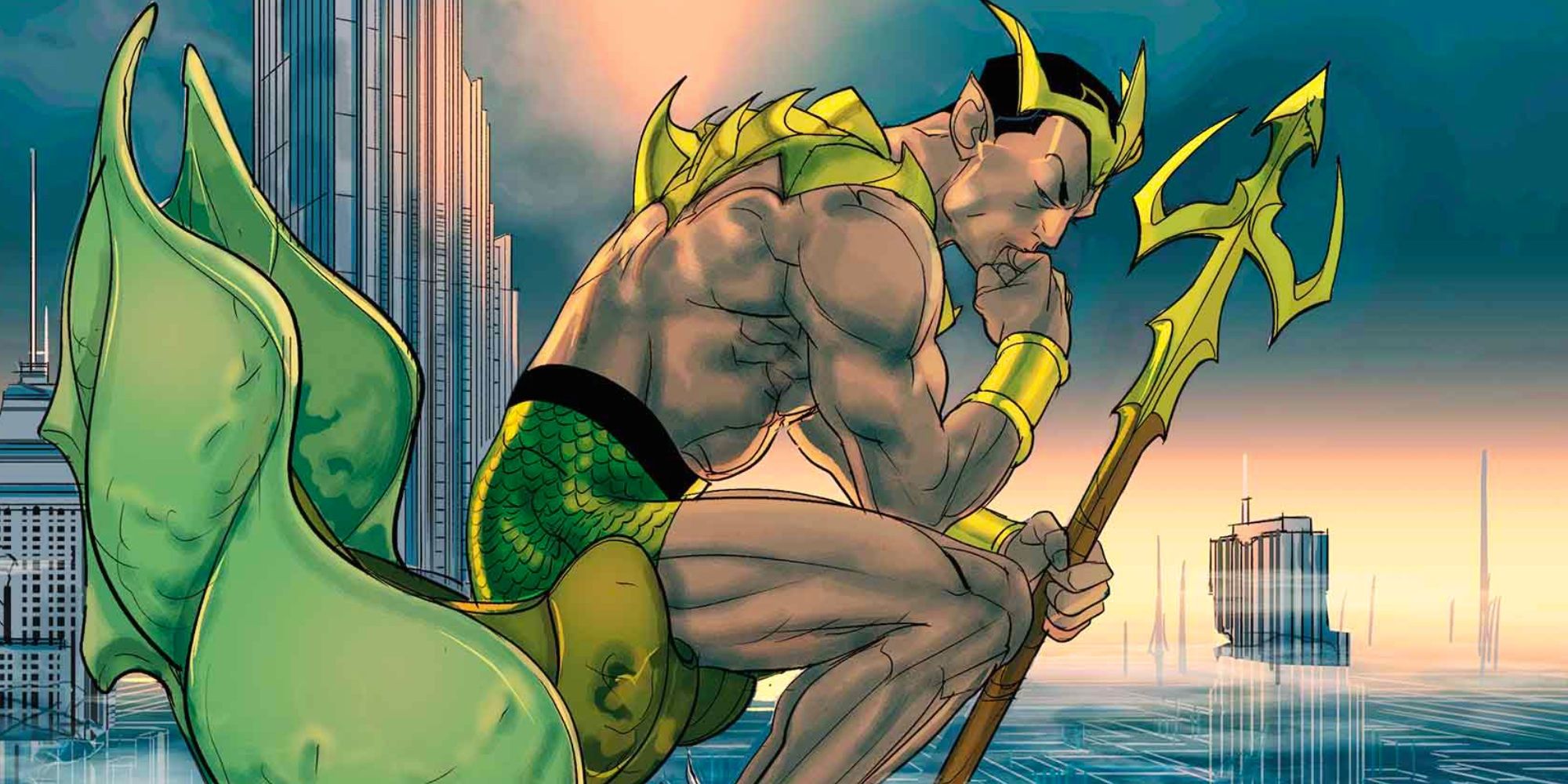 Namor in Conquered Shores Cover Art from Marvel Comics