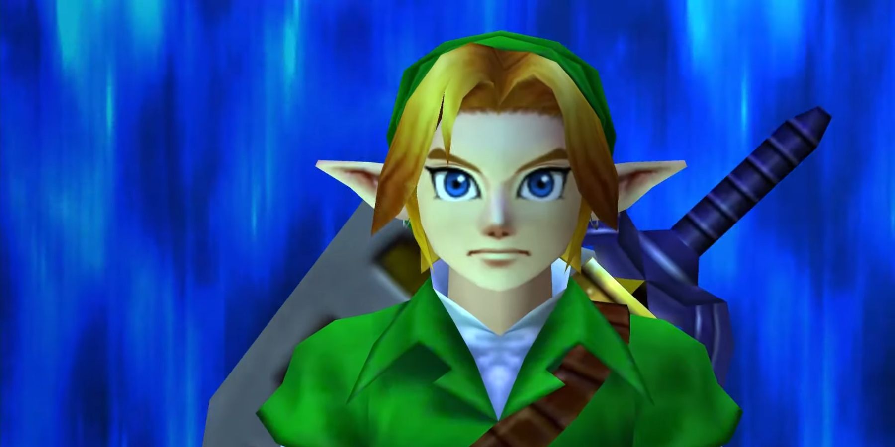 The legend of zelda ocarina of time, high quality, link wearing