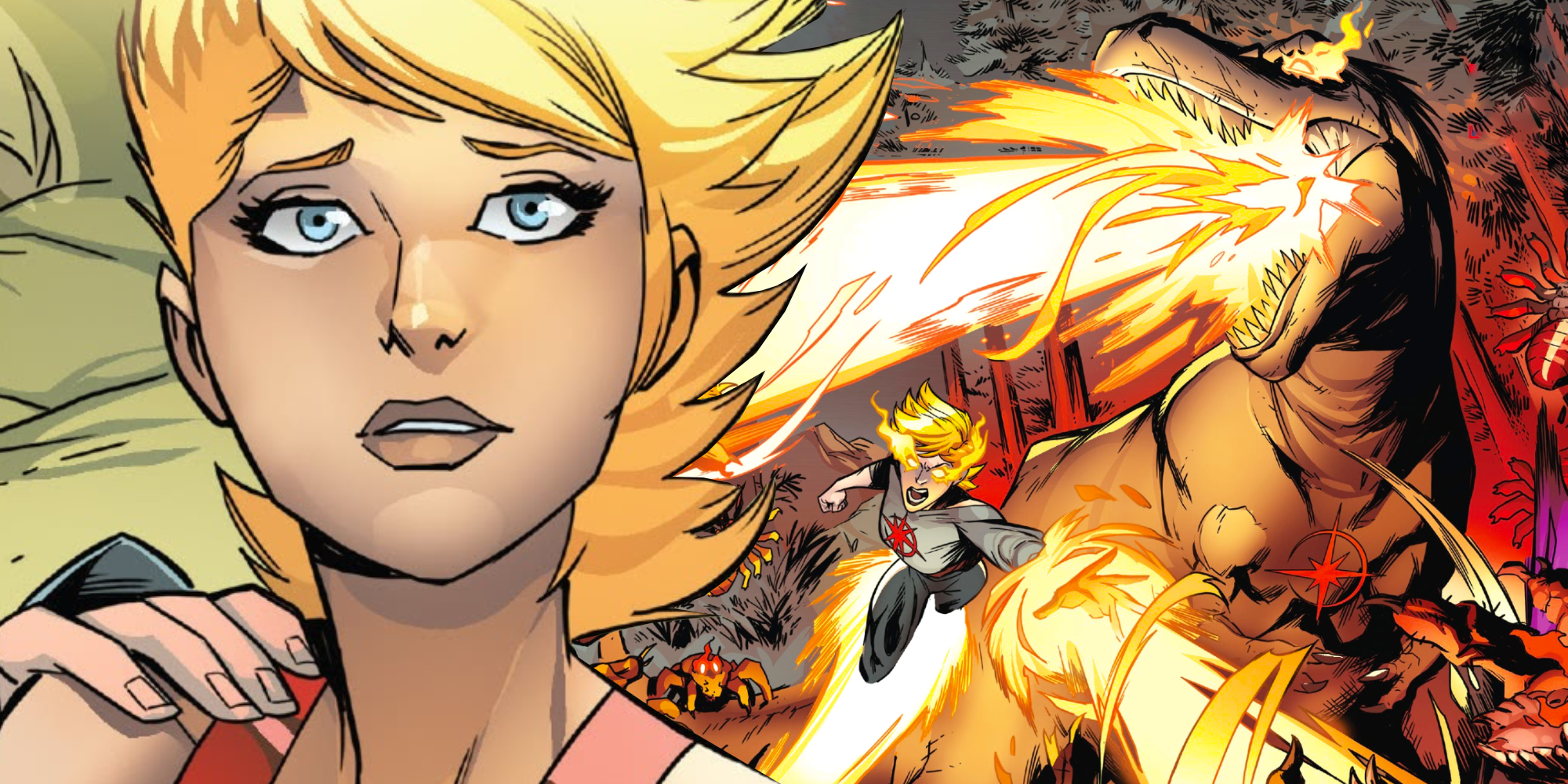 Starbrand and T.Rex in Marvel&rsquo;s Avengers