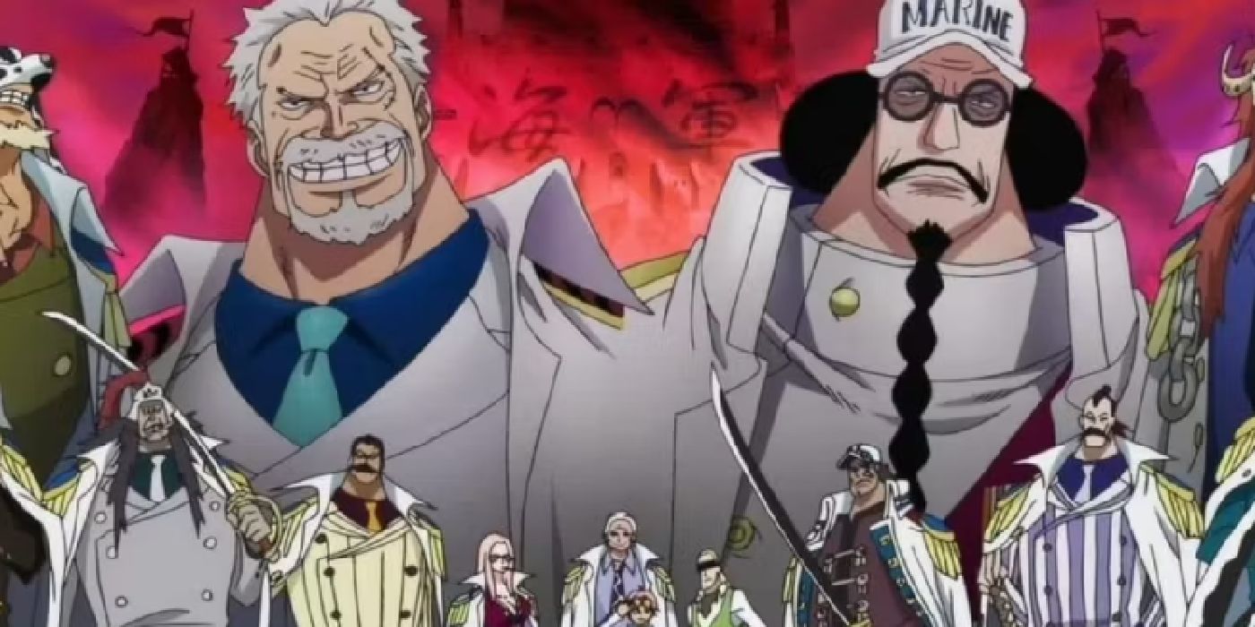 One Piece's world government posing.
