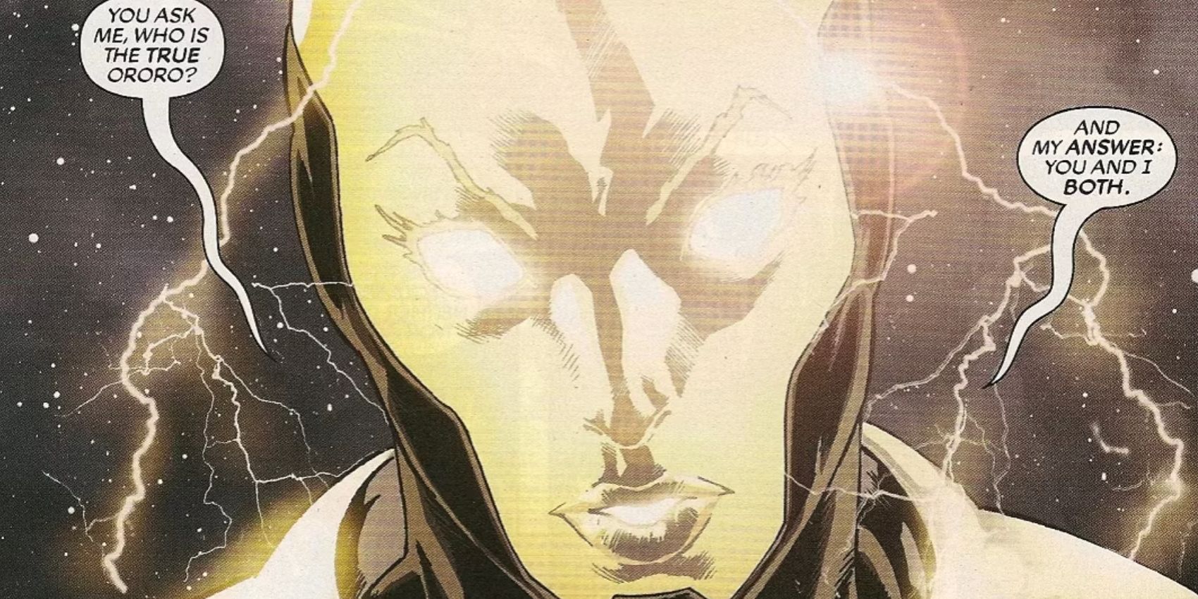 Ororo Munroe glows as Ghost Panther in Marvel comics