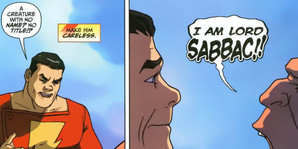 Sabbac fights Shazam in Outsiders (Vol 3) #7
