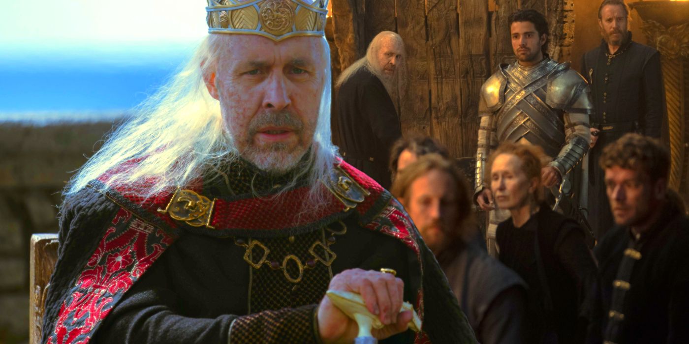 Paddy Considine as King Viserys in House of the Dragon season 1 episode 7