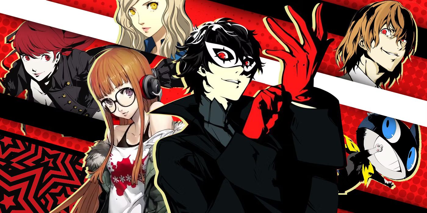 Various characters from Persona 5 Royal