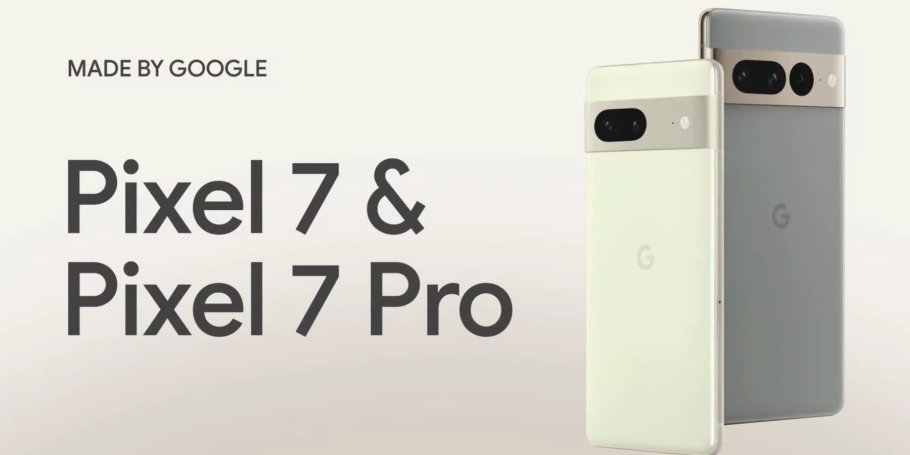 Pixel 7 and Pixel 7 Pro