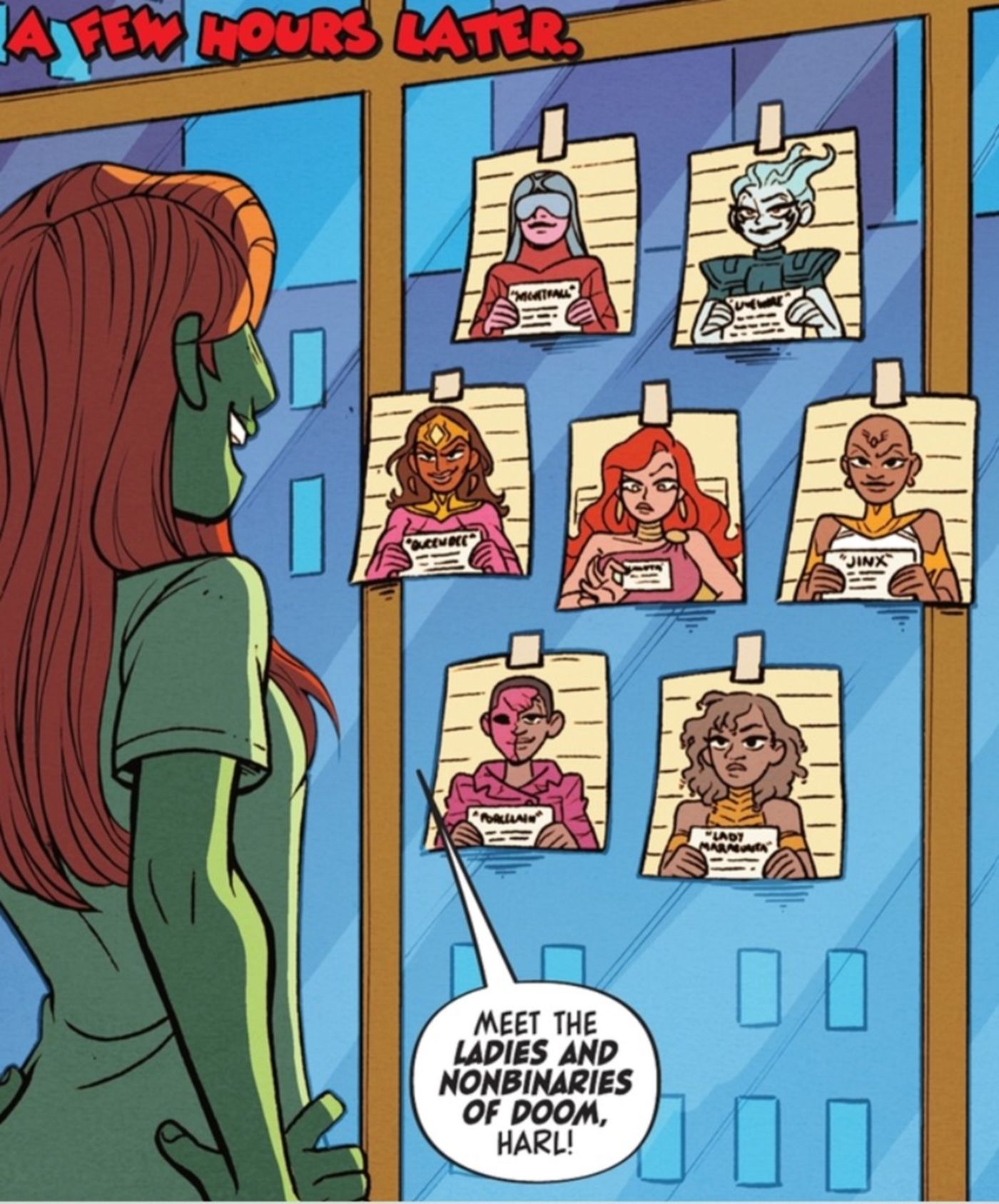 Poison Ivy Ladies and Nonbinaries of Doom Harley Quinn Animated DC Comics