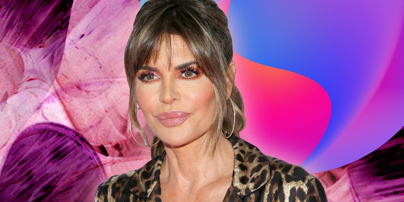 The Real Housewives Of Beverly Hills (RHOBH) star Lisa Rinna in leopard print shirt