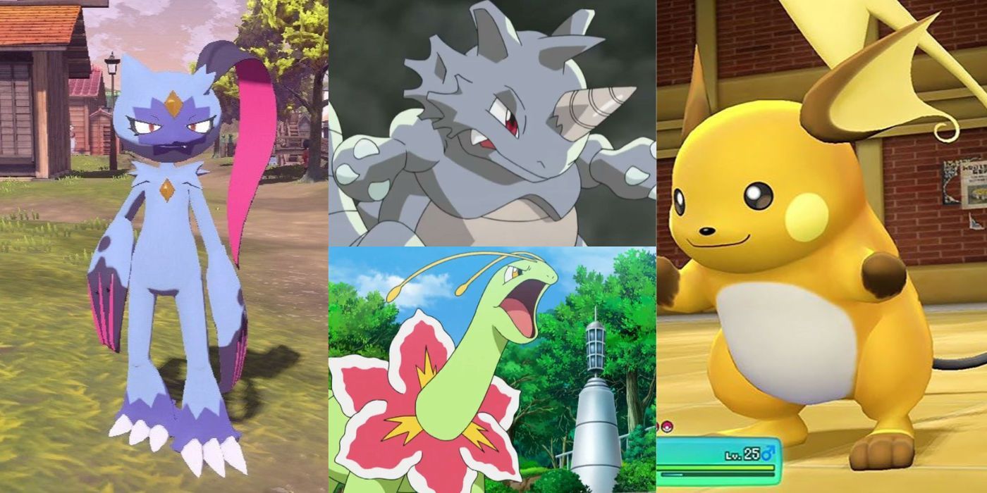 Raichu Rhydon disappointing pokemon evolutions image