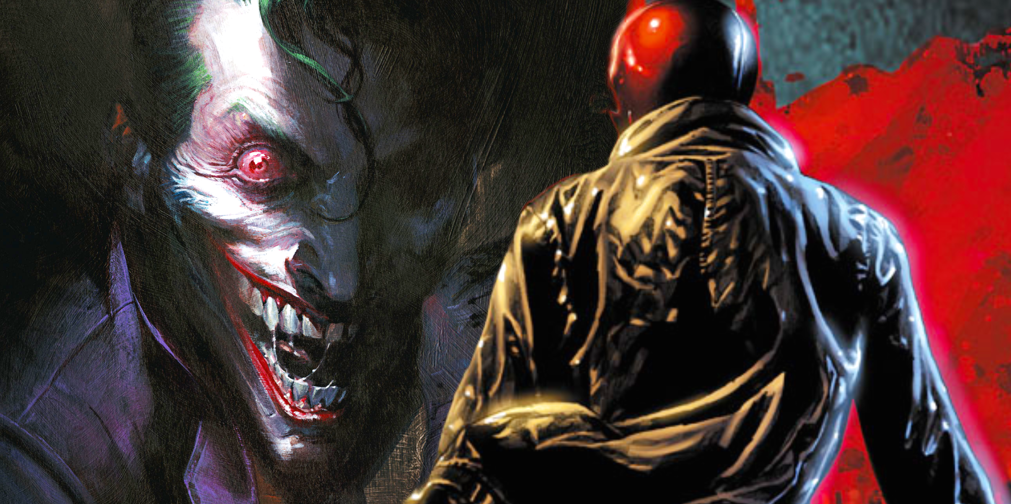 DC Comics' Red Hood and Joker