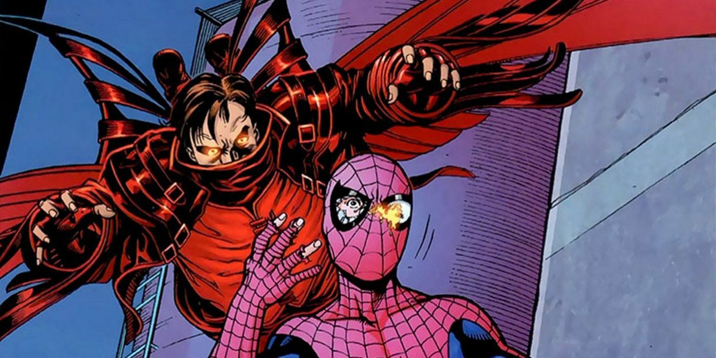 Red Vulture attacks Spider-Man in Marvel Comics