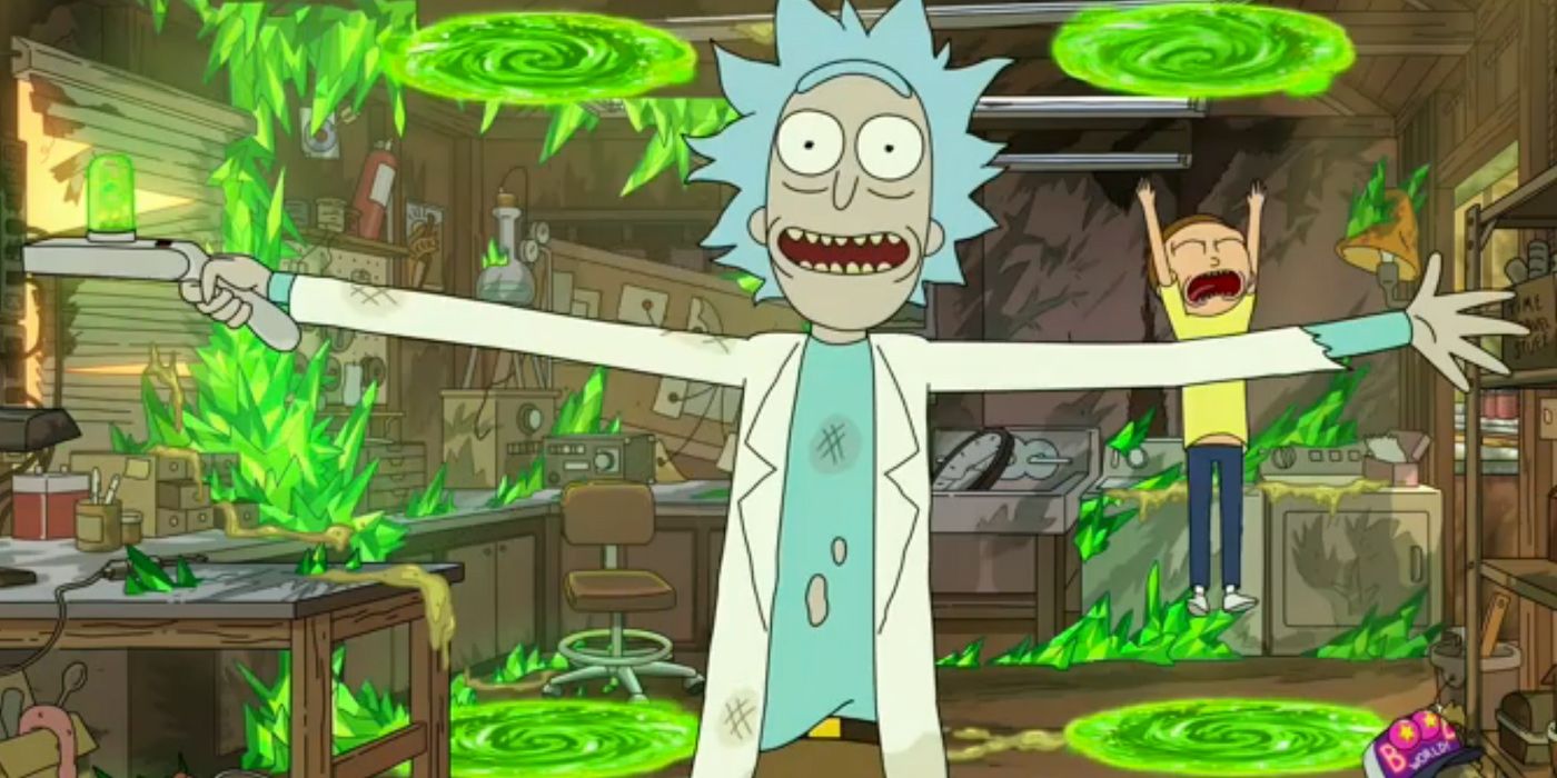Rick conserta sua Portal Gun na 6ª temporada