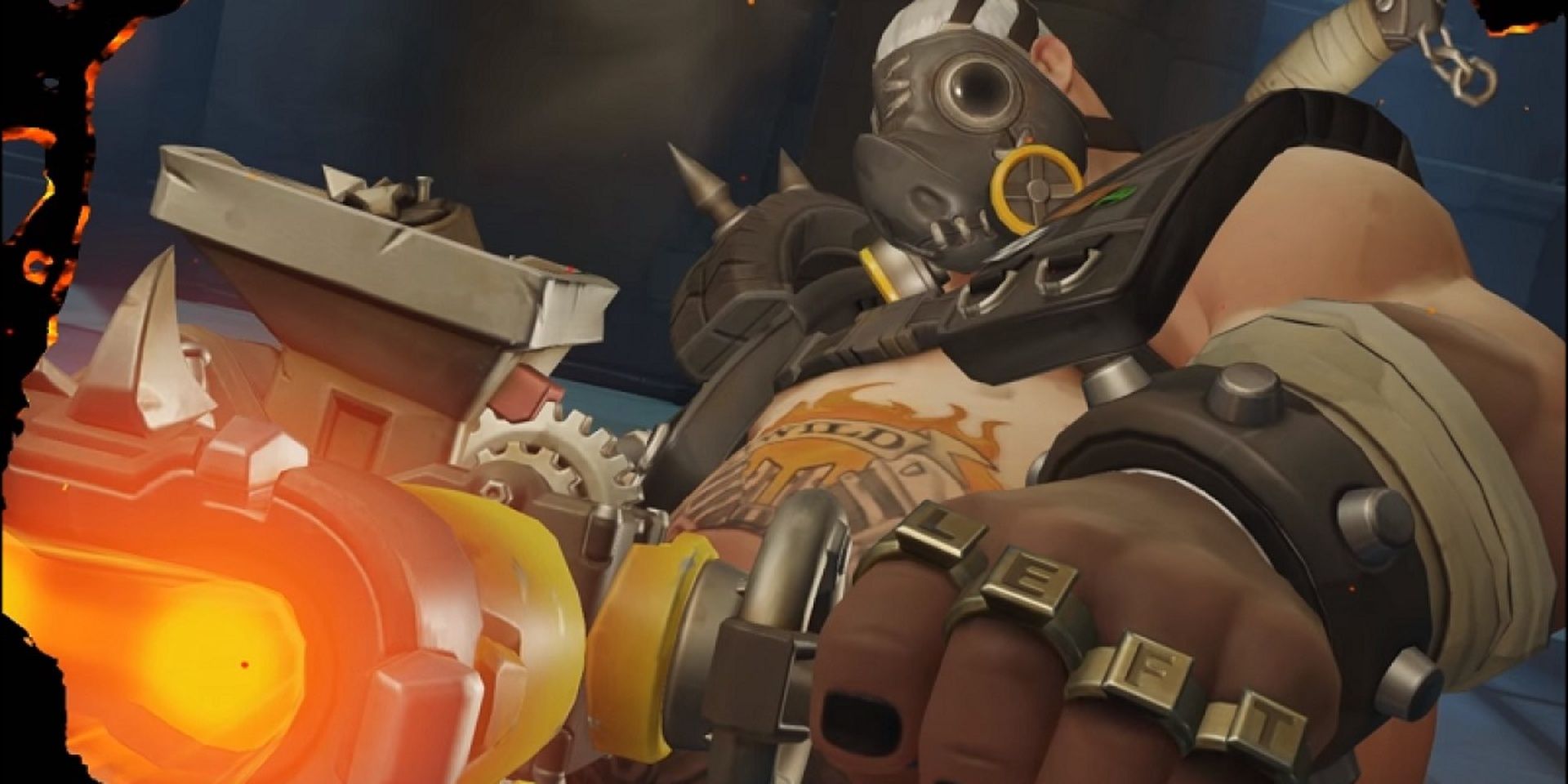 Roadhog using his ultimate ability in Overwatch 2