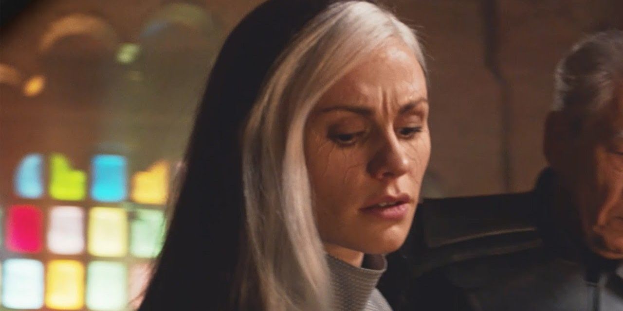 Rogue looks down in X-Men Days of Future Past 