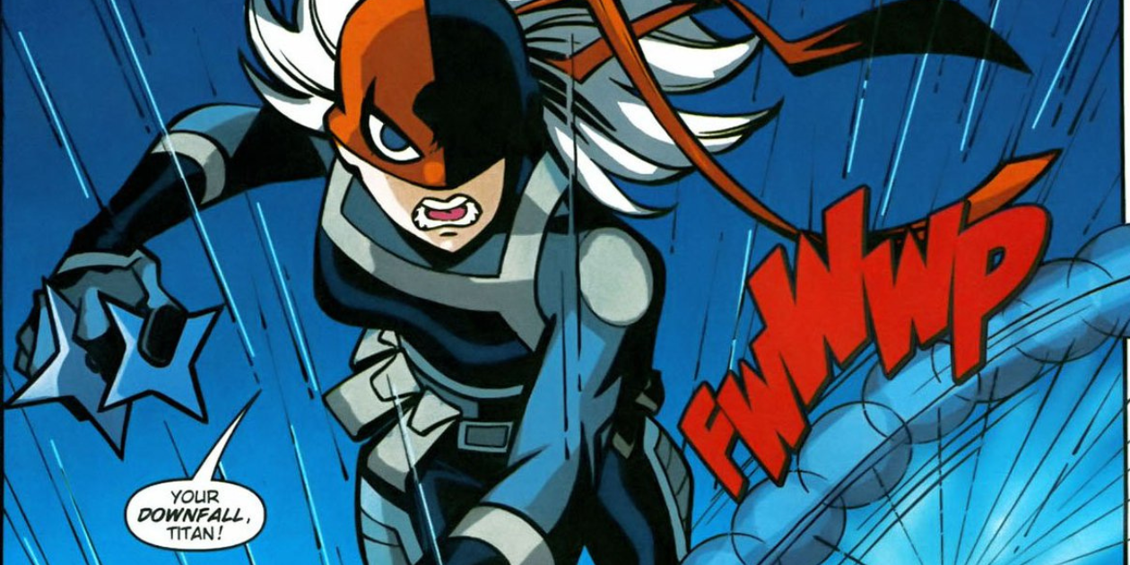 Rose Wilson nos quadrinhos da série Teen Titans Animated