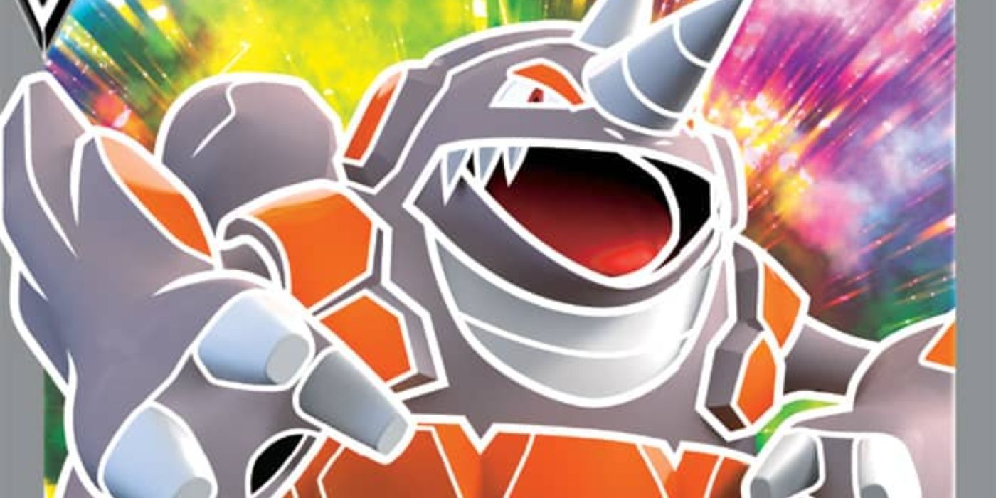 Rhyperior V (Full Art) - Pokémon TCG: Darkness Ablaze.