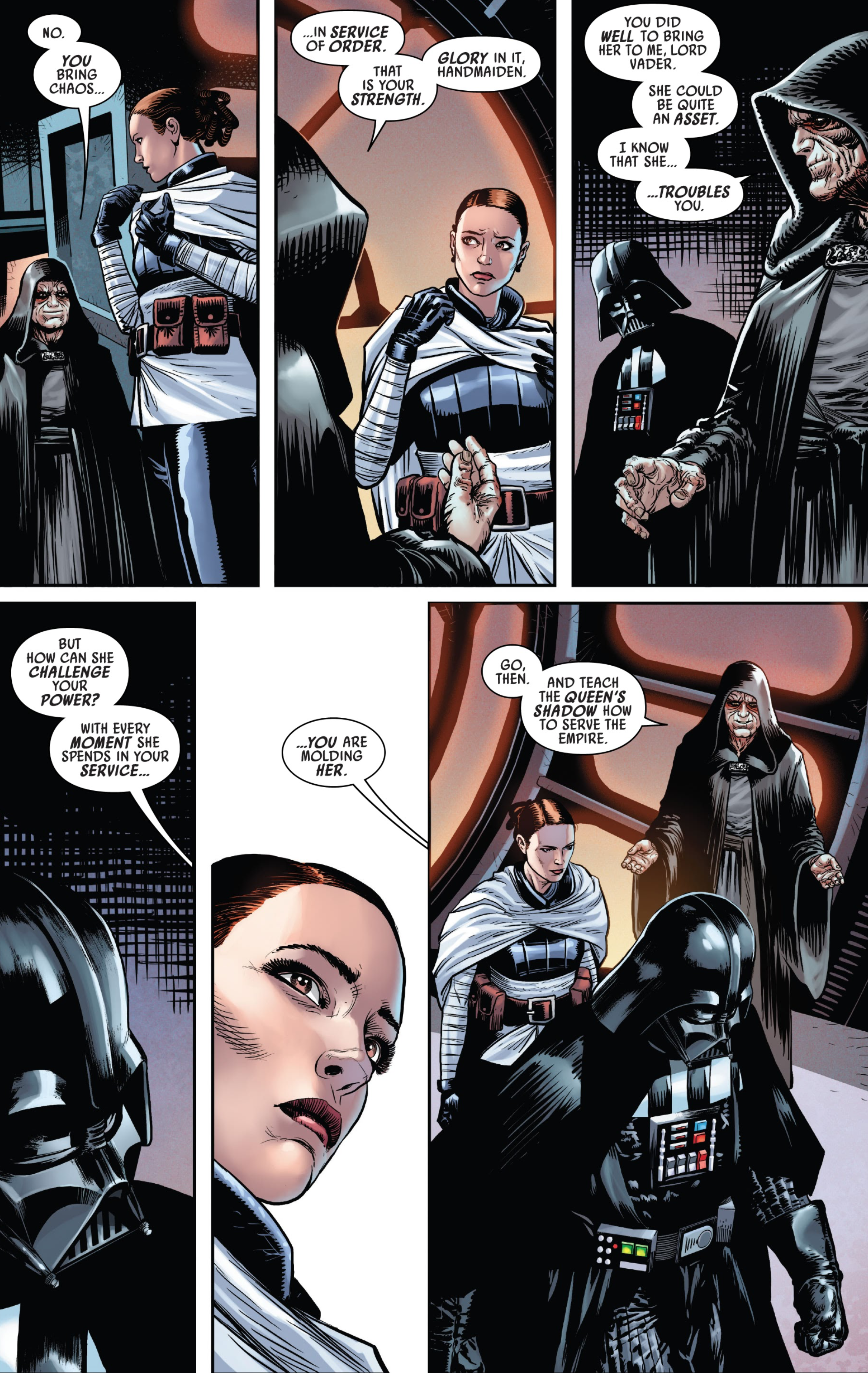 Sabé Becomes Darth Vader’s Shadow