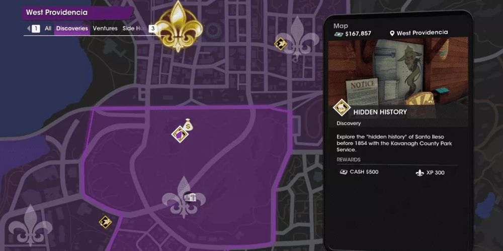 The Rancho Providencia map is seen in Saints Row