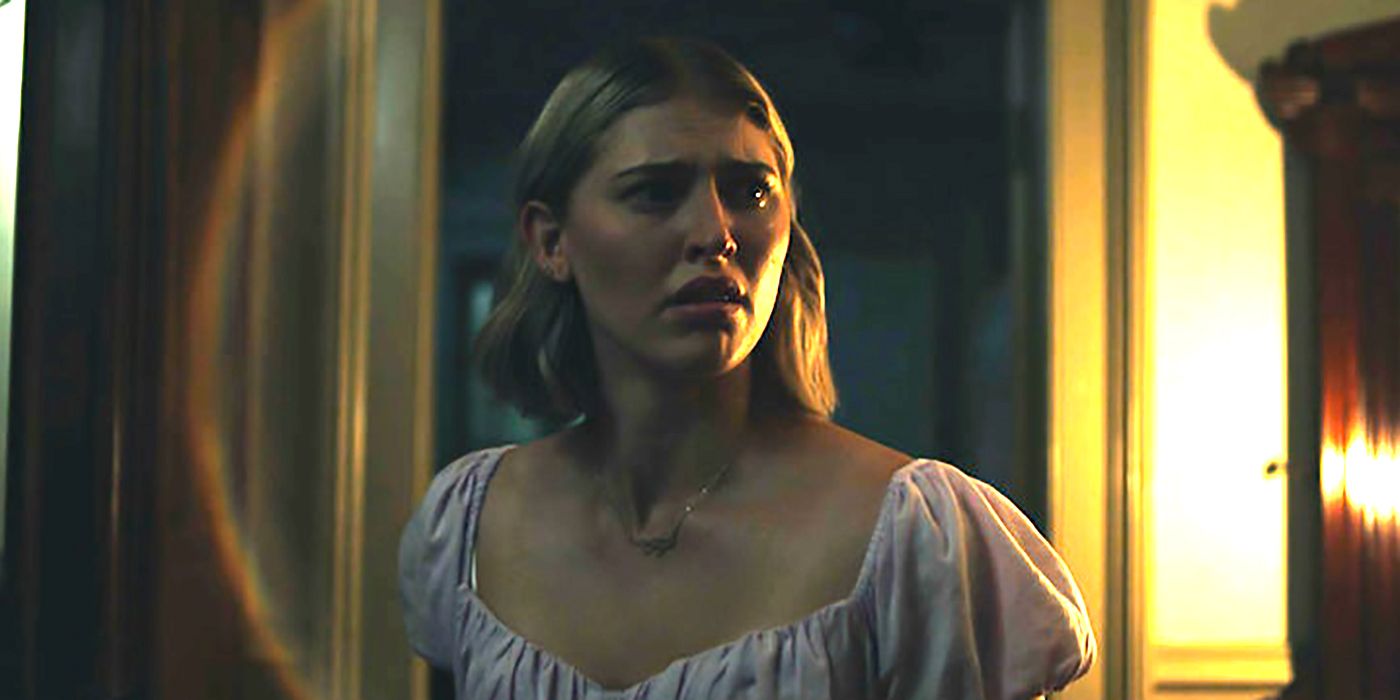 Sarah Grey as Elly in The Accursed