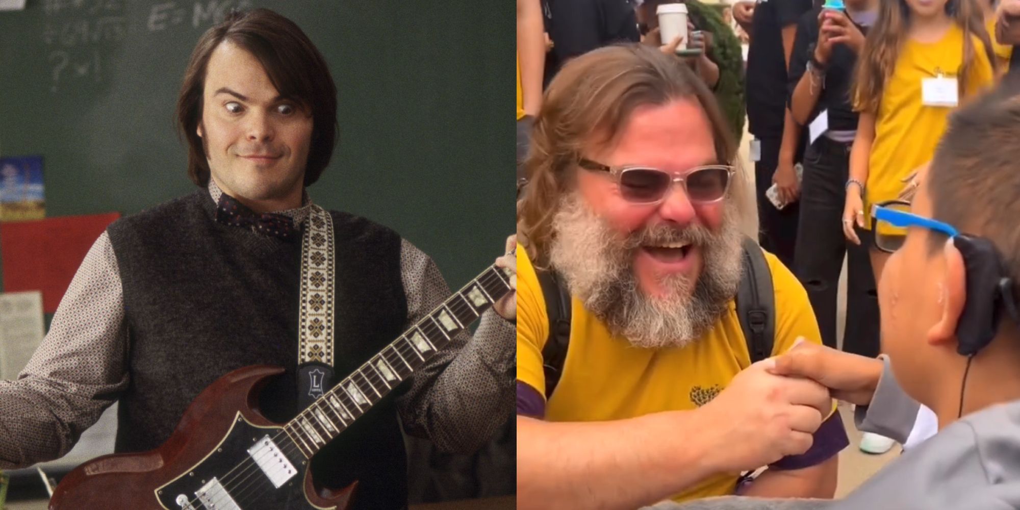 Jack Black Performs School Of Rock Song To Sick Child in Touching Video