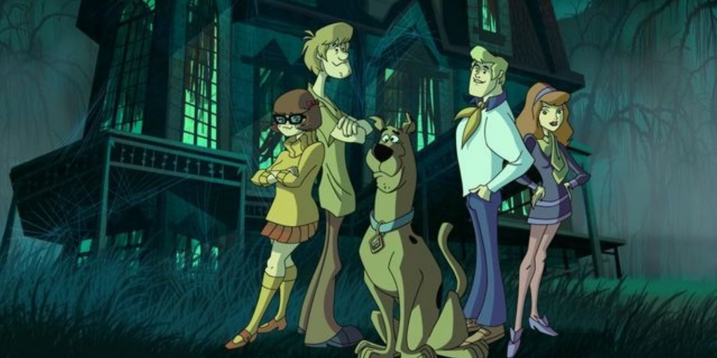 O elenco de Scooby-Doo!  Mistério Incorporado.