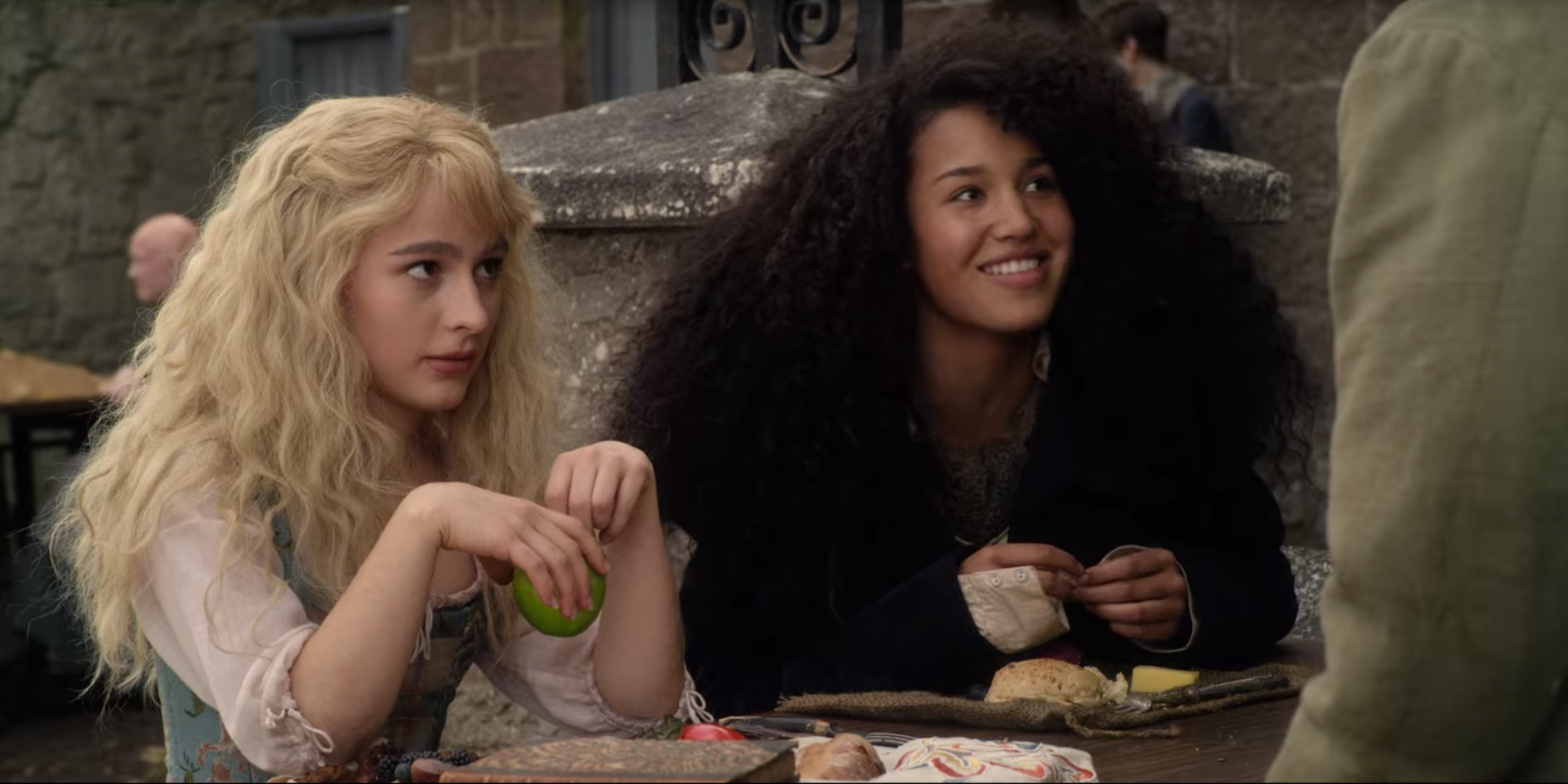 Sophie and Agatha mocking their bullies in The School for Good and Evil