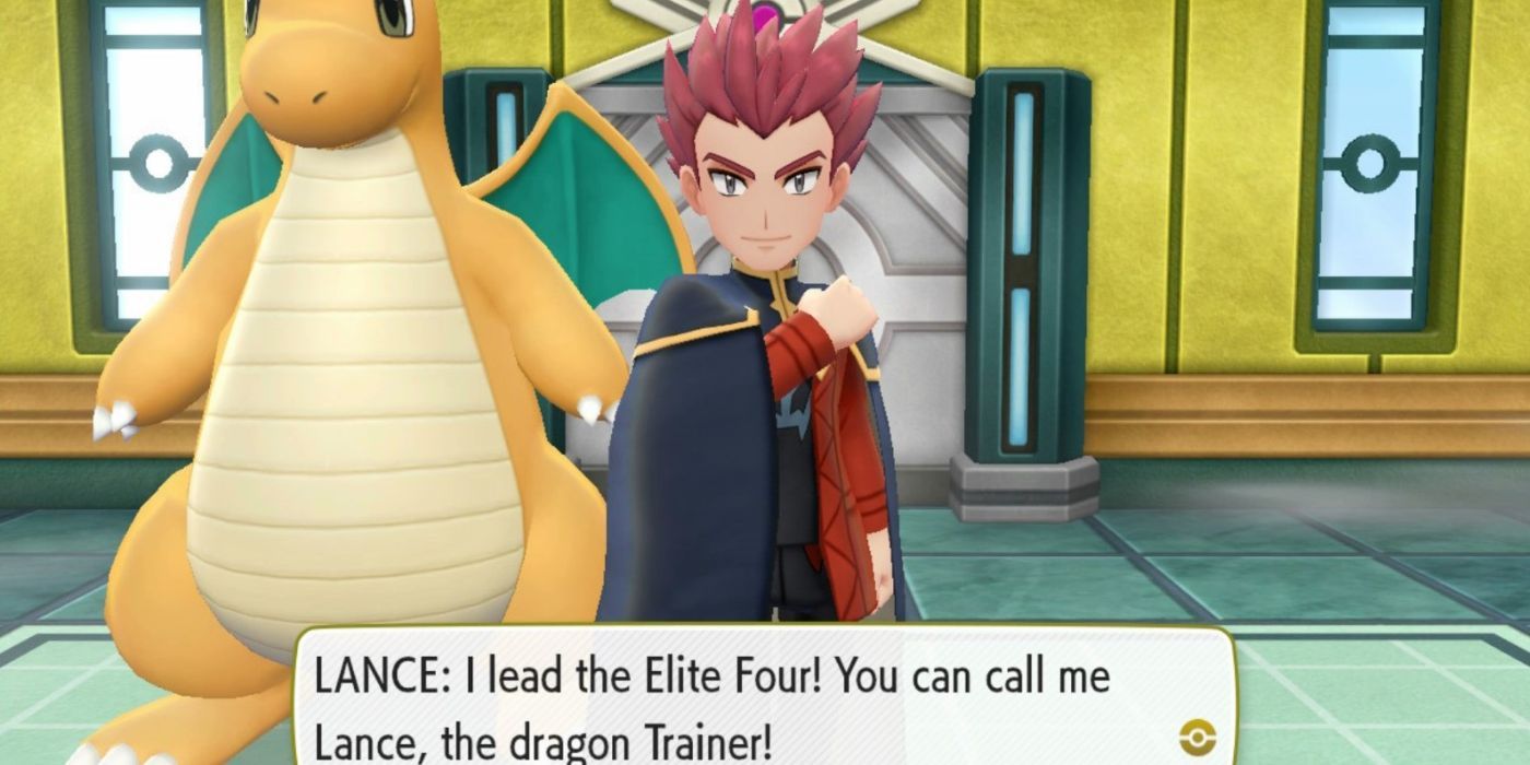 Champion Lance with Dragonite - Pokemon Let's Go Pikachu / Eevee.