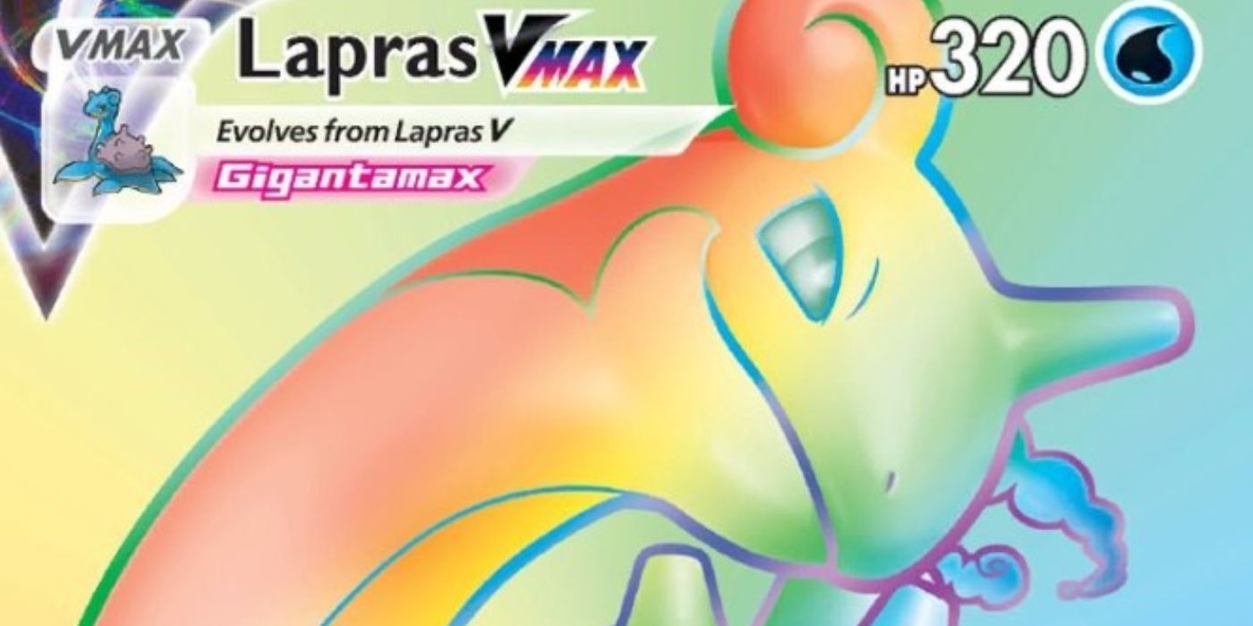 Lapras VMAX (Secret) - Pokemon TCG: Shining Fates.