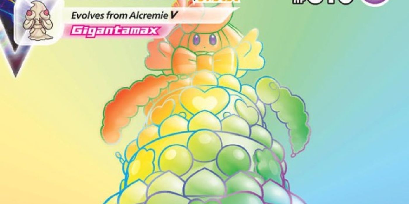 Alcremie VMAX (Secret) - Pokemon TCG: Shining Fates.